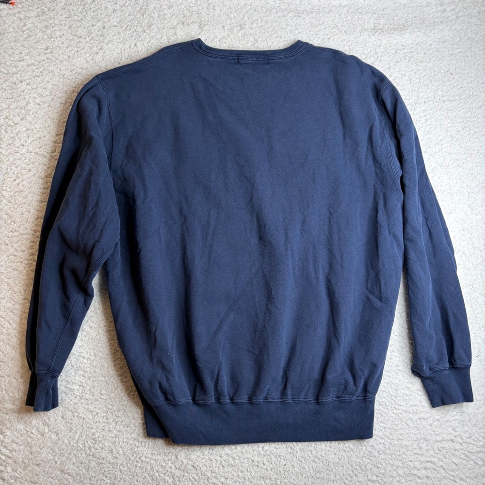 Vintage Polo Sport Ralph Lauren American Flag Sweatshirt Navy Blue Mens XL Y2K - Picture 6 of 6
